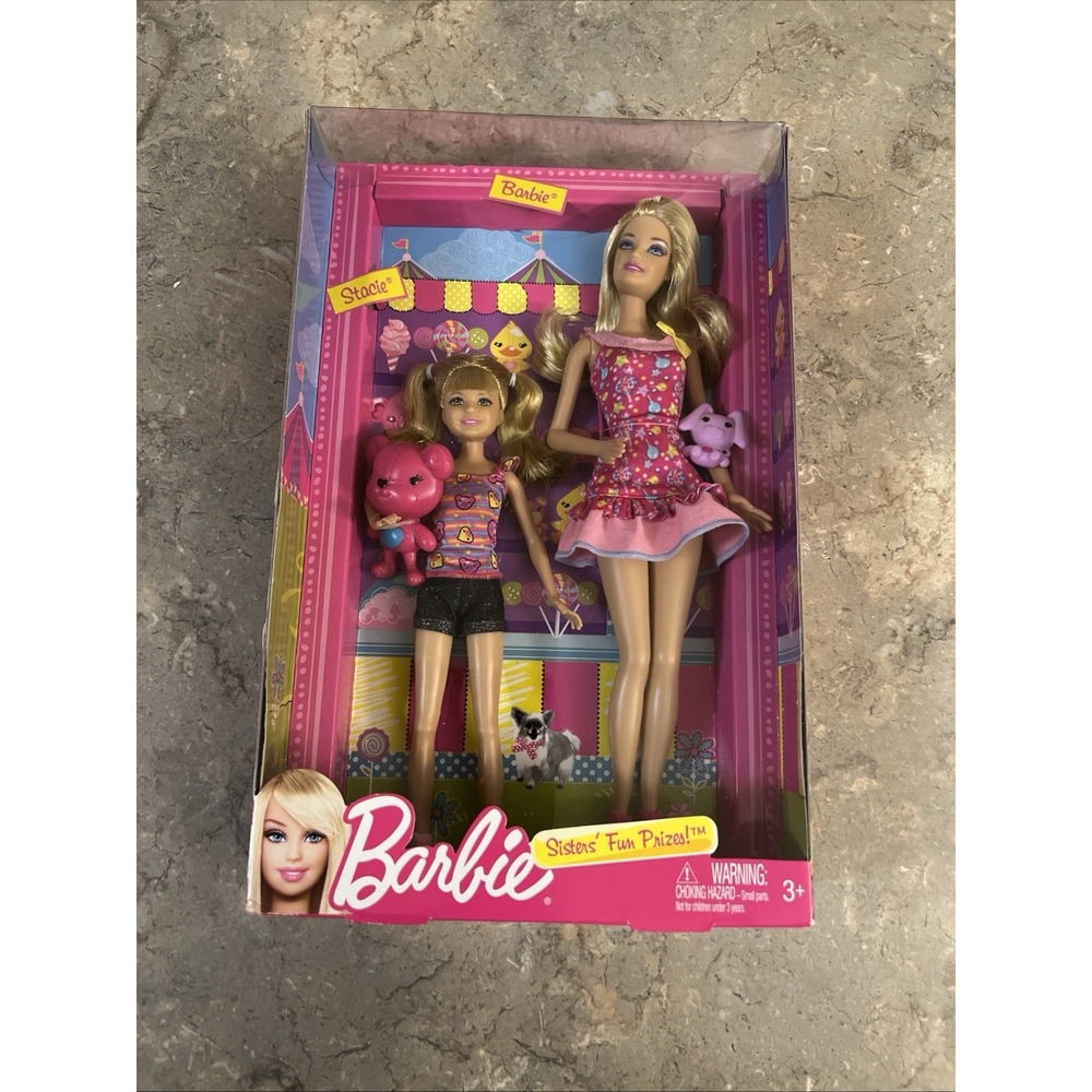 2012 Barbie Sisters Fun Prizes -Barbie and Stacie Doll Set